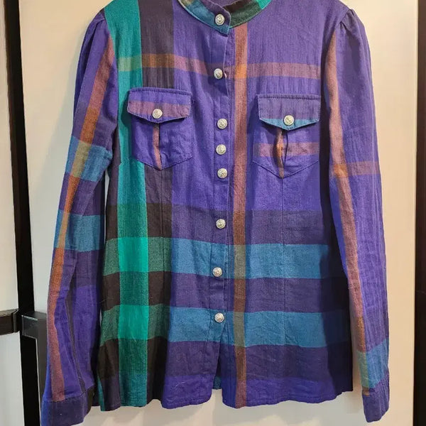 [BUNJANG] Women's Check Pattern Shirt / 체크 시원하고 멋스러운 셔츠