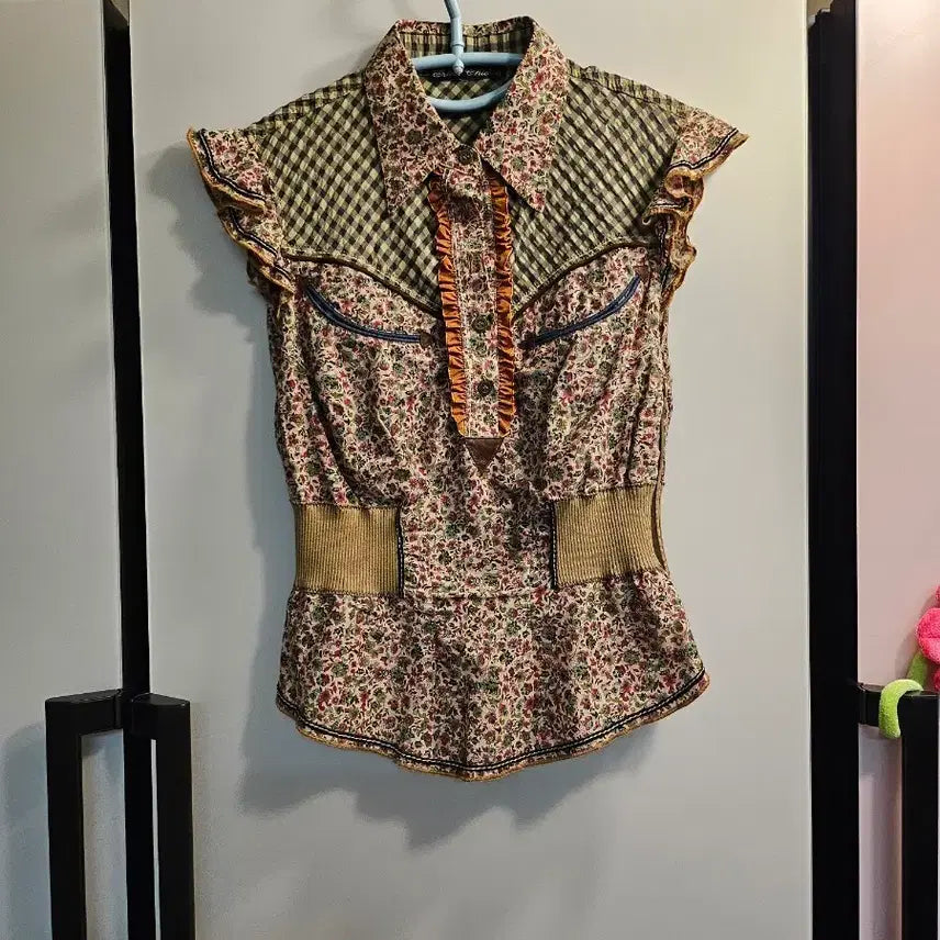 [BUNJANG] Vintage Flower Pattern Shirt / 빈티지 플라워 패턴셔츠