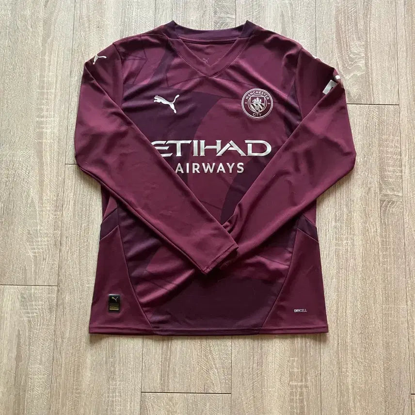 [BUNJANG] Puma Manchester City Long Sleeve Away Jersey / 푸마 맨체스터 시티 어웨이 긴팔