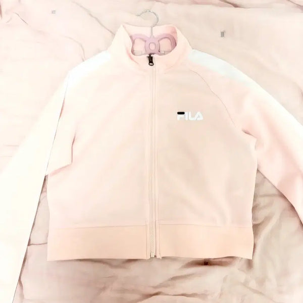 [BUNJANG] Fila Pink Tracksuit Set Crop / 휠라 핑크 트랙탑 세트 크롭 핀터레스트 딸기우유 져지 트레이닝복