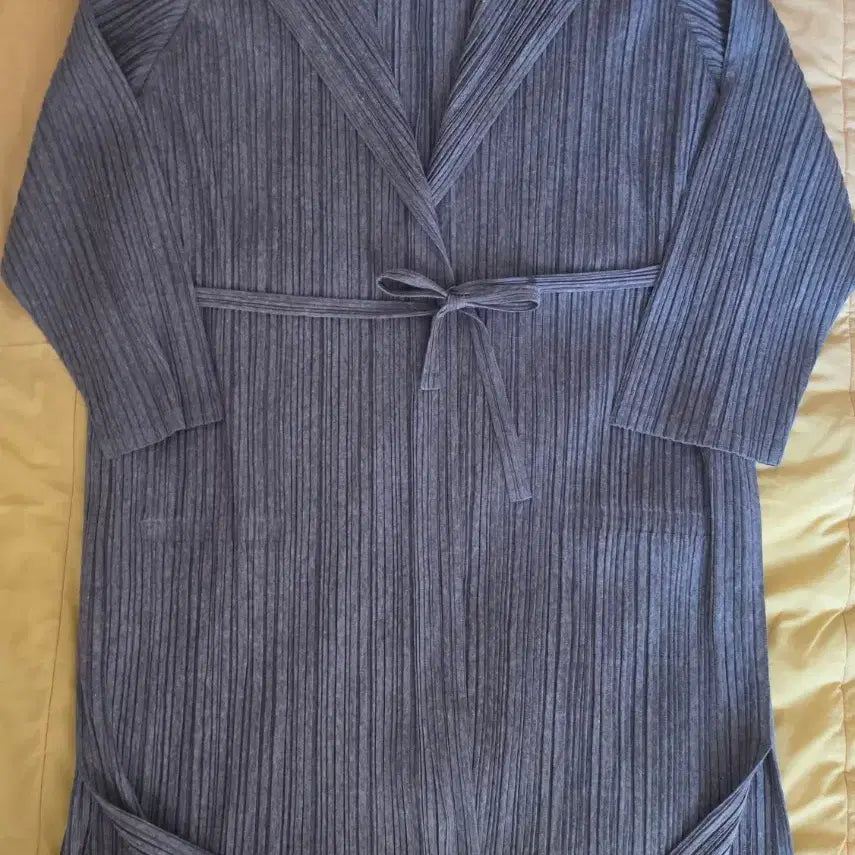 [BUNJANG] Pleats Please Grey Midi Cardigan Size 5 / 플리츠플리즈 미디 가디건 5사이즈