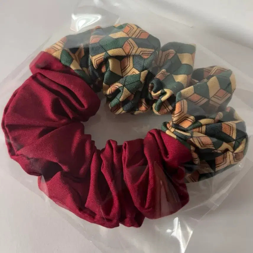 [BUNJANG] Demon Slayer Giyu Haori Scrunchie / 귀멸의 칼날 기유 하오리 곱창밴드
