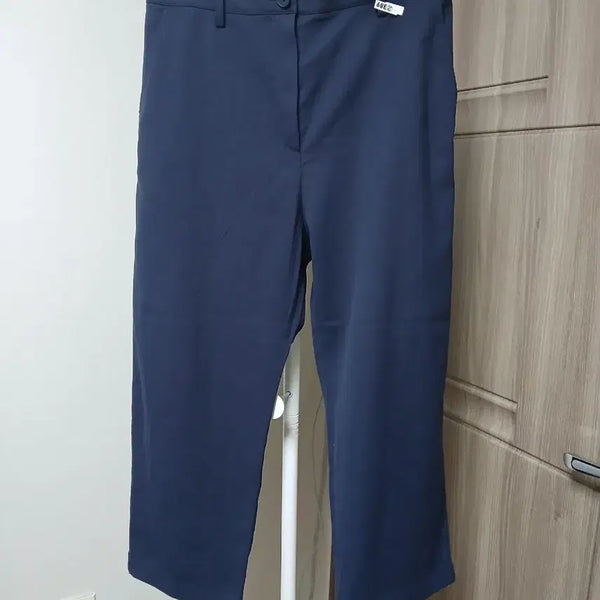[BUNJANG] KUHO Navy Relaxed Fit Trousers (Size 31-32) / 구호KUHO네이비 배기핏 바지(31~32)