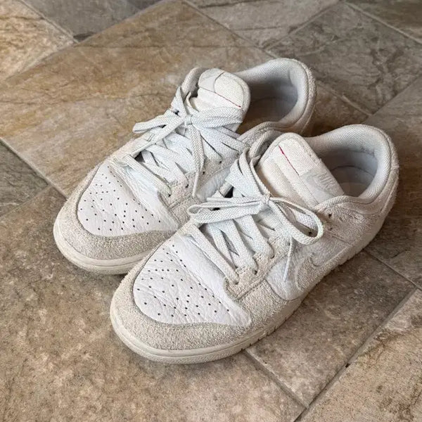 [BUNJANG] Nike Dunk Low Retro Women's Shoes White/Gray Size 260 / 나이키 덩크 로우 여성 신발 260