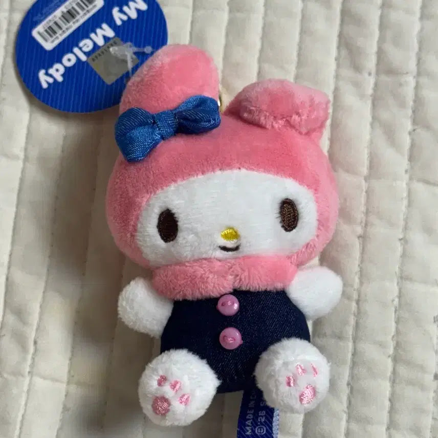 [BUNJANG] My Melody Denim Keychain / 마이멜로디 데님 키링
