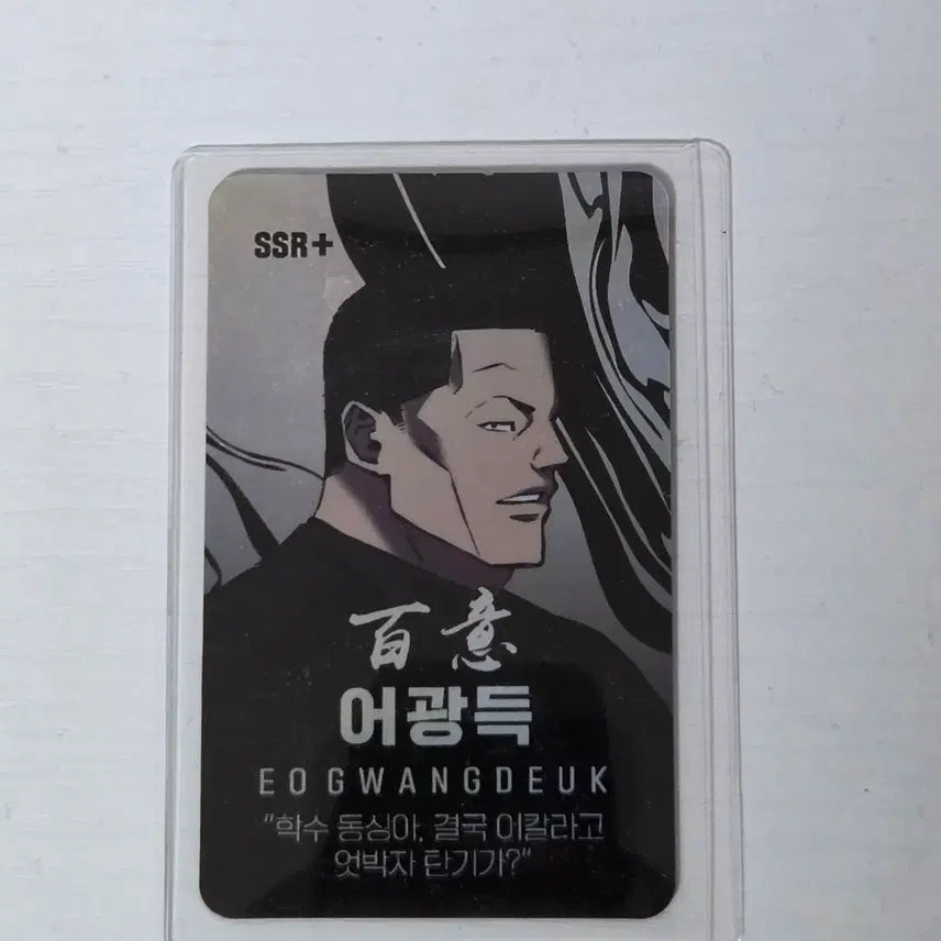 [BUNJANG] Webtoon Castle 2 Eogwangdeuk Photocard / 웹툰 캐슬2 포토카드 굿즈 어광득