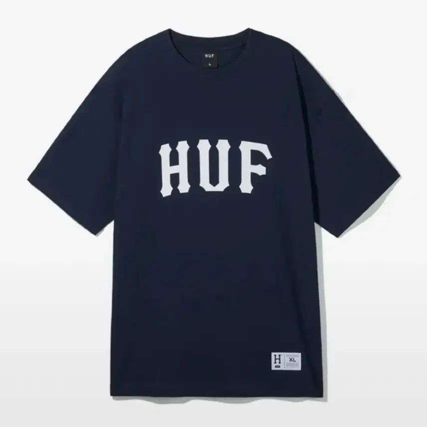 [BUNJANG] HUF Short Sleeve T-Shirt Navy XL / 허프 반팔 티셔츠