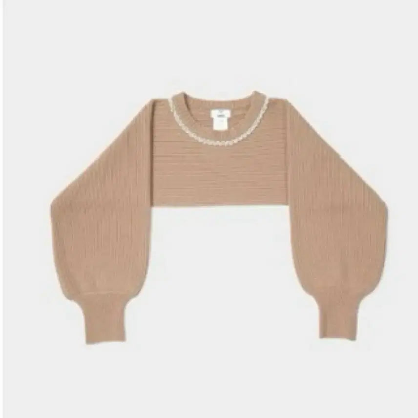 [BUNJANG] OBZEE Cashmere Blend Pearl Bolero / 한섬 오브제 캐시미어 블렌드 펄 볼레로