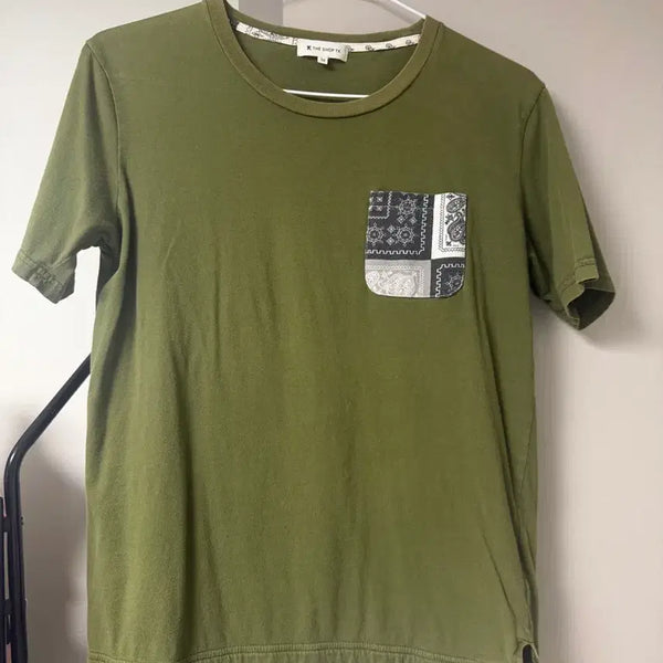 [BUNJANG] Paisley Pattern Short Sleeve T-Shirt / 일본에서 사온 페이즐리 반팔티(여러개 사면 몇천원 할인)