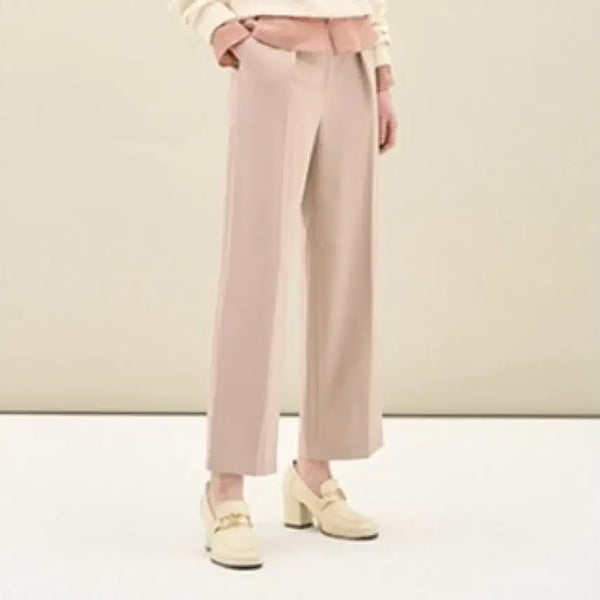 [BUNJANG] SJSJ Back Banding Slacks Pale Beige Size 64 / 한섬 SjSj 백밴딩 슬랙스 64 페일베이지
