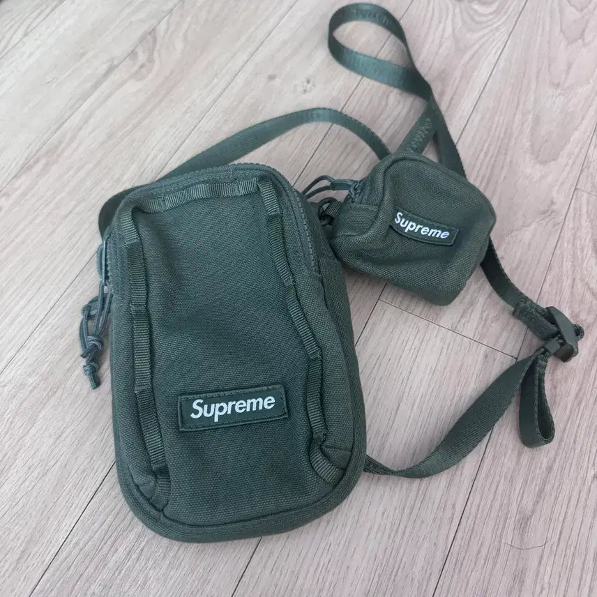 [BUNJANG] Supreme Camera Bag Mini Pouch Olive (25SS) / 슈프림 카메라 백 + 미니 파우치 올리브 - 25SS