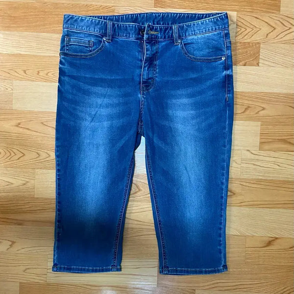 [BUNJANG] F2F Denim Cropped Pants / F2F 데님 팬츠 칠부바지