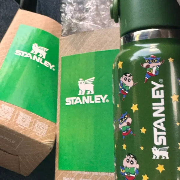 [BUNJANG] Stanley Crayon Shin-chan Collaboration Tumbler Green / 스탠리 신짱구 콜라보 텀블러 그린 스텐