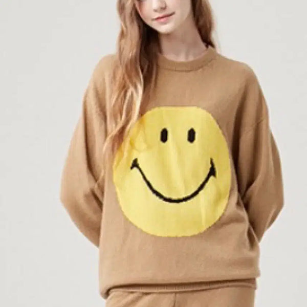 [BUNJANG] System Cashmere Blend Smile Knit / 한섬 폼더스토어 캐시미어 블랜드 스마일 니트