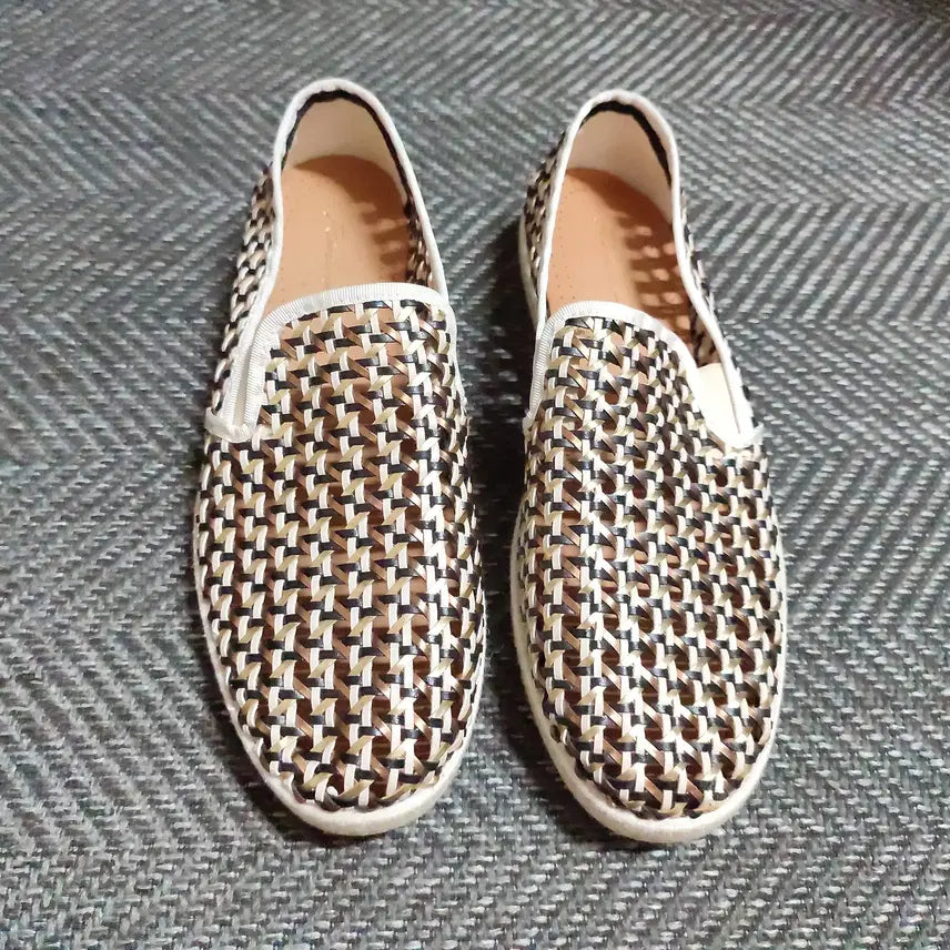 [BUNJANG] Rivieras Leather Mesh Slip-On Shoes 275mm / 프랑스 리비에라스 가죽 메쉬 슬립온 275mm 새제품