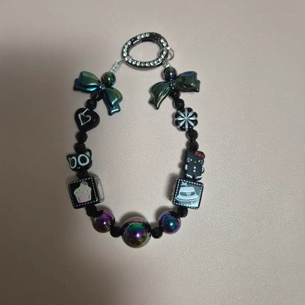 [BUNJANG] Handmade Beaded Keychain (Kitty Accent) / 수제비즈키링(포인트:키티)