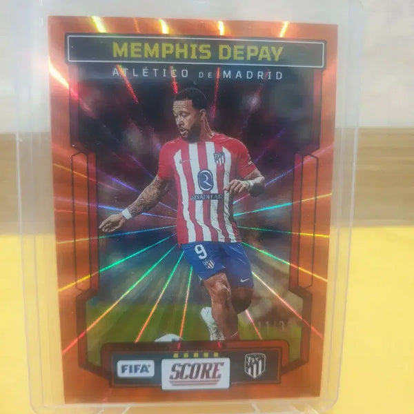 [BUNJANG] Memphis Depay Atletico Madrid 23-24 Panini Score Limited Edition Card (11/35) / 35장한정 멤피스 데파이 아틀레티코 마드리드 23-24파니니스코어