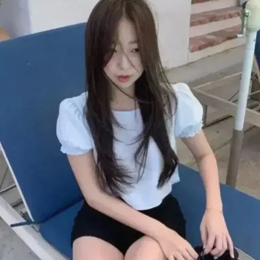 [BUNJANG] Siyesey Lucy Blouse Blue + Yellow Set / 시예 시예샵 루시 블라우스 lucy 블라우스 블루 + 옐로우 세트