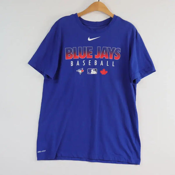 [BUNJANG] Nike Dri-Fit Toronto Blue Jays Baseball T-Shirt (M) / NIKE BLUE JAYS 베이스볼 DRI-FIT 반팔 티셔츠 M