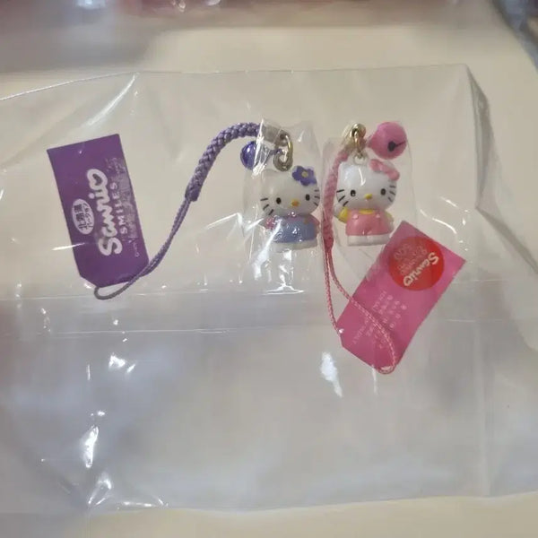 [BUNJANG] Sanrio Hello Kitty Kaohana Strap Set (2 Pieces) / 산리오 헬로키티 카오하나 스트랩 2개 세트