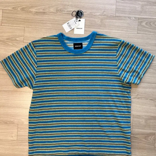 [BUNJANG] Howlin' Terry Stripe Round T-Shirt Size 4 / 하울린 / 테리 스트라이프 라운드 티셔츠 / 4