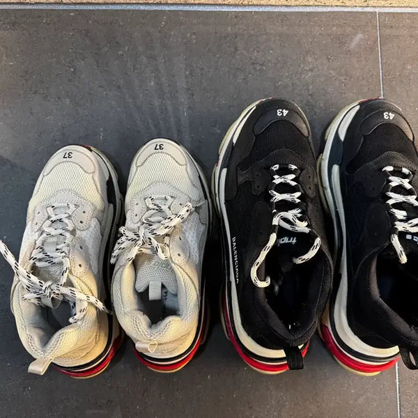 [BUNJANG] Balenciaga Triple S Sneakers (Beige Size 37, Black Size 43) / 발렌시아가 트리플s 팝니다