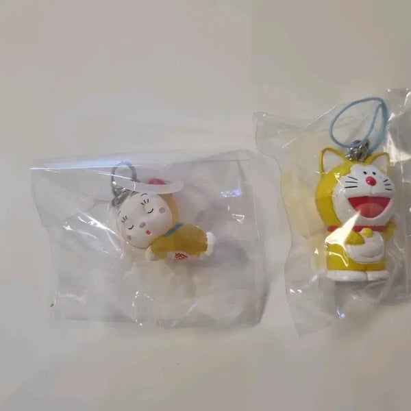 [BUNJANG] Doraemon Dorami Strap and Keyring Set / 노란에몽 스트랩, 도라미 메지루시