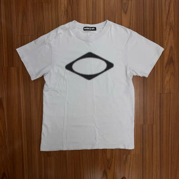 [BUNJANG] Mischief Rhombus Blur T-Shirt (Light Blue) M / 미스치프 롬버스 블러 티셔츠(라이트 블루)m