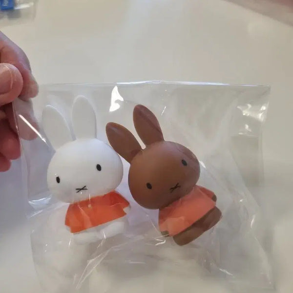 [BUNJANG] Miffy & Melanie Finger Puppet Figure Set / 미피,멜라니 피규어 세트