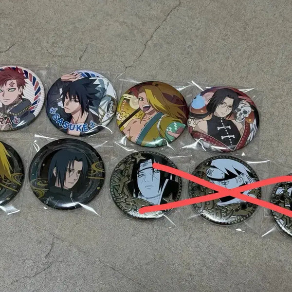 [BUNJANG] Naruto Can Badge Bundle / 나루토 캔뱃지 일괄 원가 이하 양도