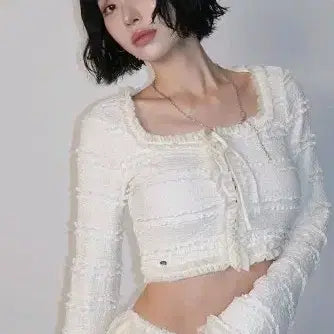 [BUNJANG] Fayeye Lace Tweed Set / 페일제이드 레이스 트위드 셋업