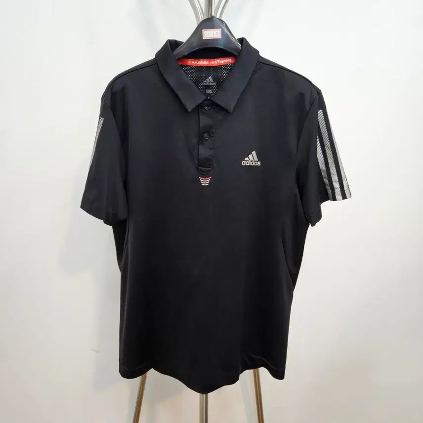 [BUNJANG] Adidas Performance Short Sleeve Polo Shirt M / 아디다스 기능성 반팔 카라티 M