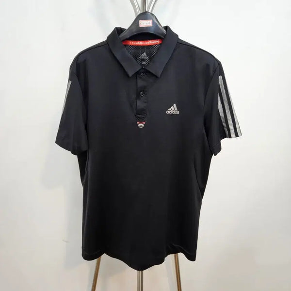 [BUNJANG] Adidas Performance Short Sleeve Polo Shirt M / 아디다스 기능성 반팔 카라티 M