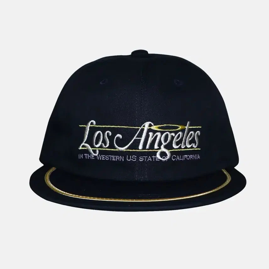 [BUNJANG] TWINER Vintage LA Cap Yellow Navy / 새상품 트위너 빈티지 볼캡 스냅백 캠프캡 LA 옐로우 네이비