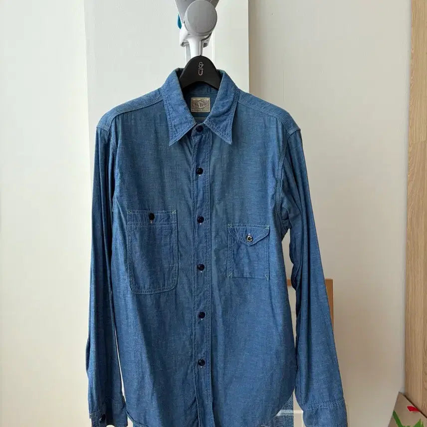 [BUNJANG] Big Yank 1935 Chambray Work Shirt / 빅얀크 / 1935 샴브레이 셔츠