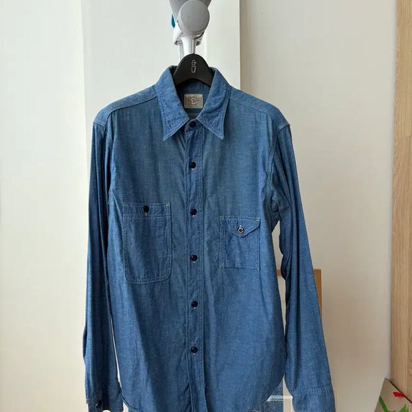 [BUNJANG] Big Yank 1935 Chambray Work Shirt / 빅얀크 / 1935 샴브레이 셔츠