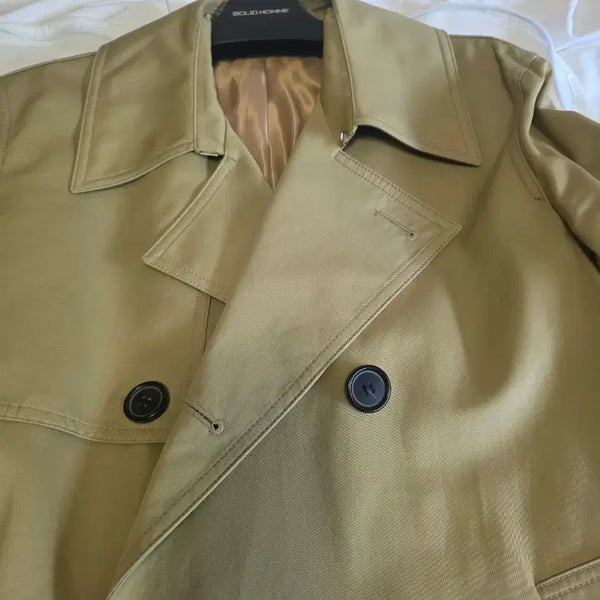 [BUNJANG] Solid Homme Trench Coat Beige Size 46 / 솔리드옴므 트렌치코트 베이지 46사이즈