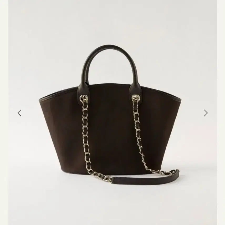 [BUNJANG] SIE Garden Canvas Chain Bag Medium Brown / SIE 시에 가든캔버스체인백 미디엄 브라운
