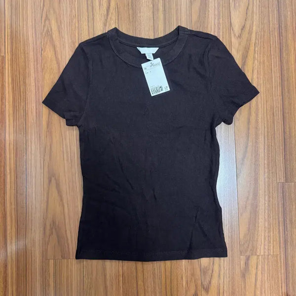 [BUNJANG] H&M Brown Short Sleeve T-Shirt / h&m 흐앤므 브라운 반팔(s)
