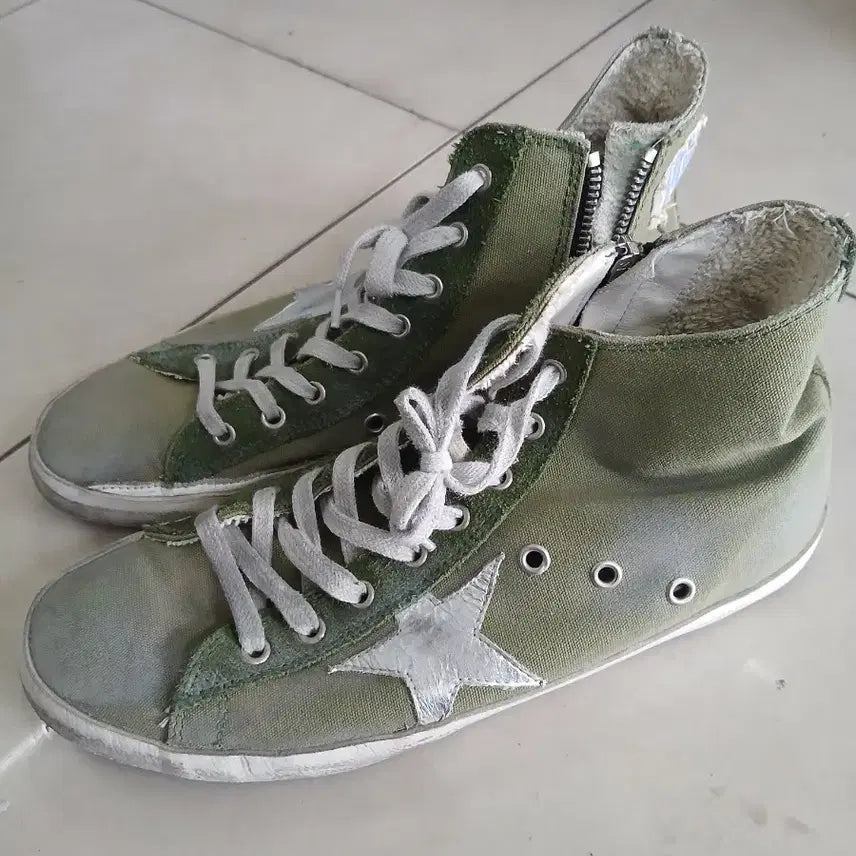 [BUNJANG] Golden Goose Hightop Sneakers Size 41 / 골든구스하이탑스니커즈 41