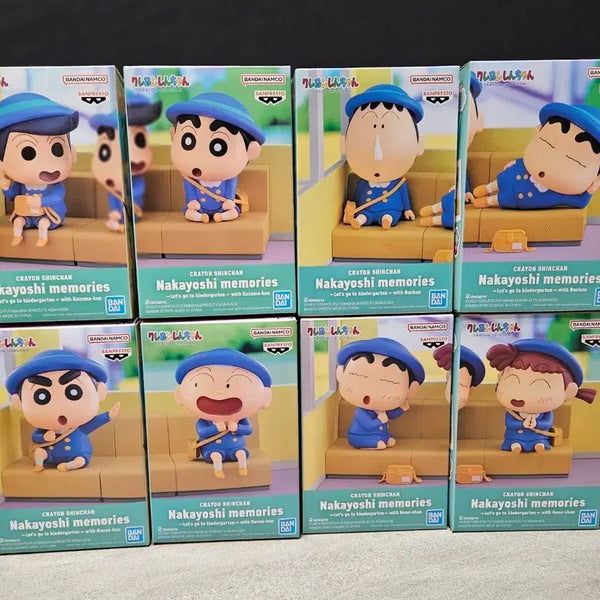 [BUNJANG] Banpresto Nakayoshi Memories Crayon Shin-chan Kindergarten Set (8 Types) / (8종풀세트)반프레스토 나카요시 메모리즈 짱구 유치원