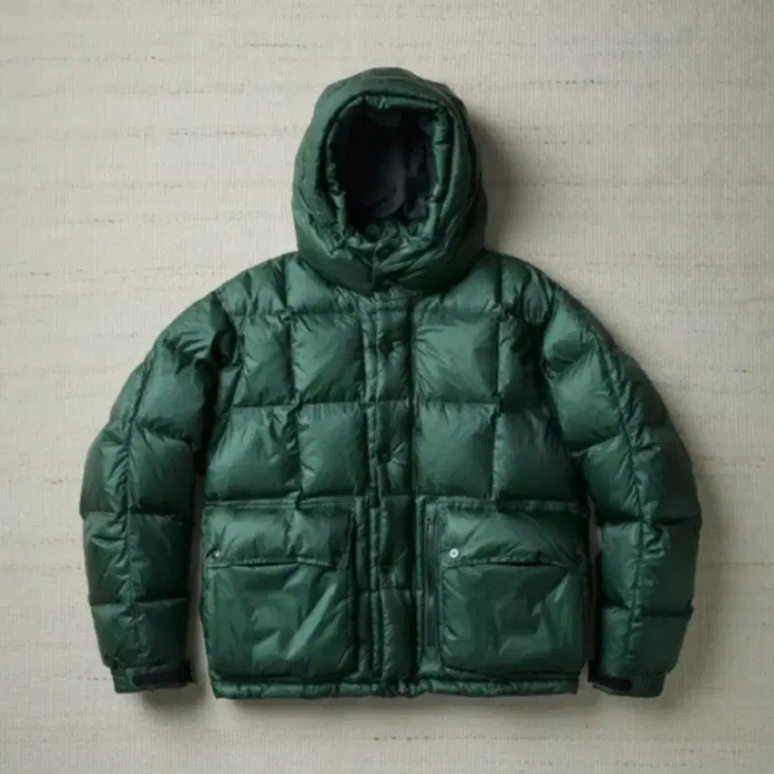 [BUNJANG] Henry Cotton Fisherman Short Down Parka (Green) / 헨리코튼 피셔맨 숏 다운 파카 AZUCW25200/52사이즈