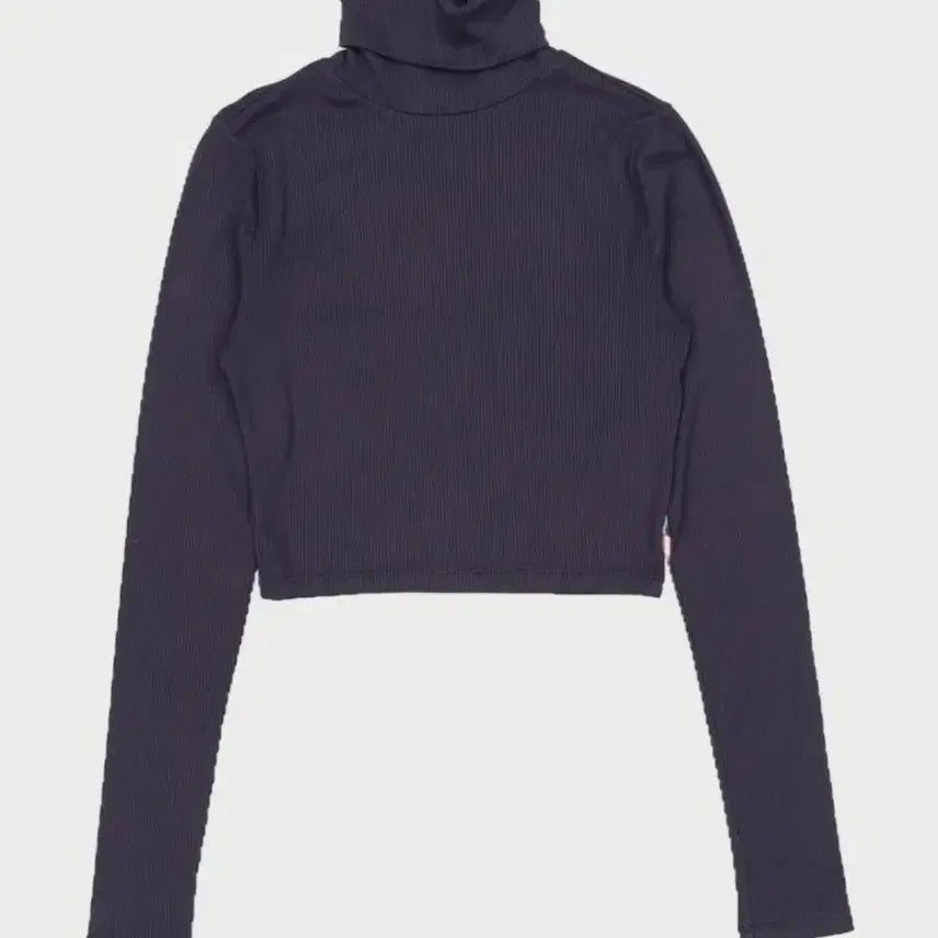 [BUNJANG] Levi's Ribbed Turtleneck Cropped Knit / 리바이스 골지 터틀넥 크롭 니트