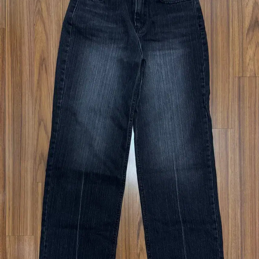 [BUNJANG] Black Washed Denim Pants (Size S) / 흑청 워싱 데님팬츠(s)