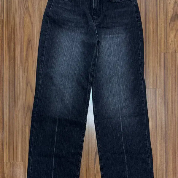[BUNJANG] Black Washed Denim Pants (Size S) / 흑청 워싱 데님팬츠(s)
