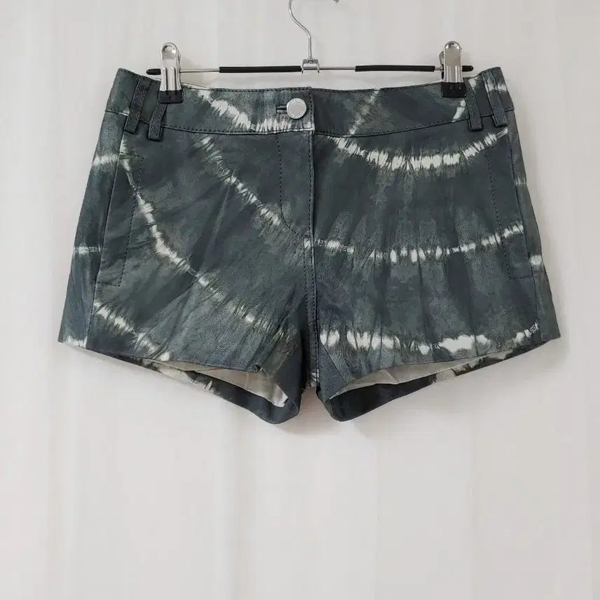 [BUNJANG] Tory Burch Leather Tie-Dye Pattern Shorts / [토리버치]정품.가죽 숏팬츠66.최상급