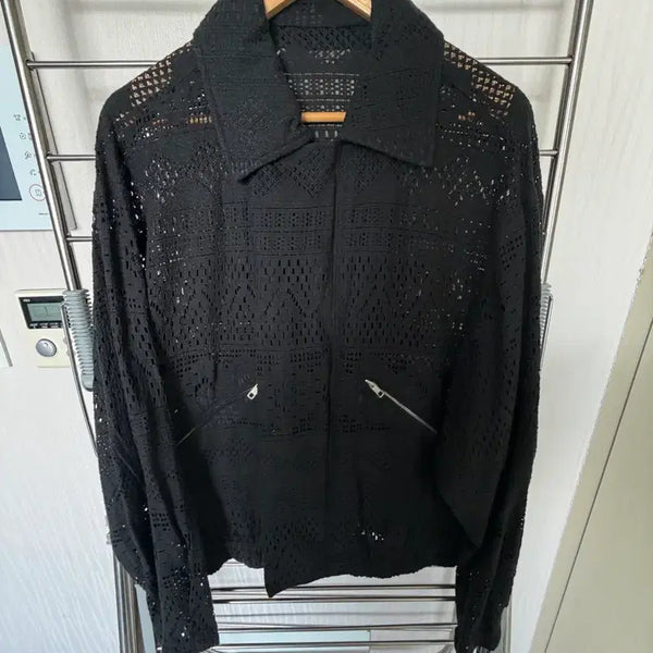 [BUNJANG] Sheer See-through Cropped Jacket / 보세 시스루 크롭 자켓