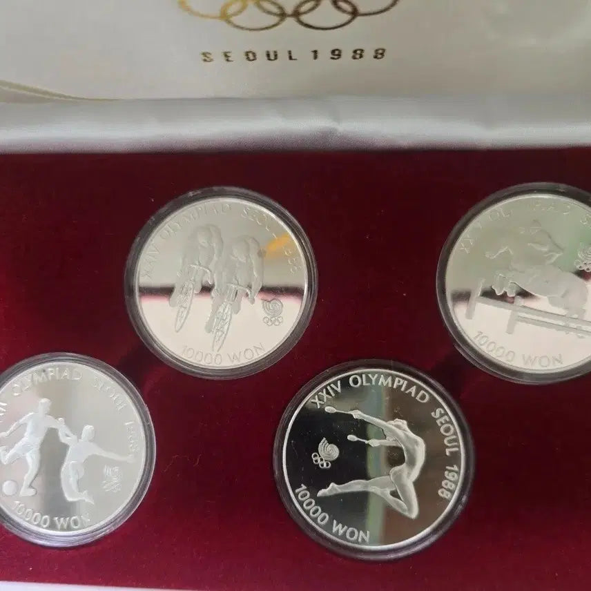 [BUNJANG] Seoul Olympics Commemorative Silver Coin Set (4 x 1oz) / (4온스) 서울 올림픽 기념 4종세트