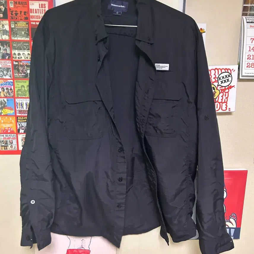 [BUNJANG] Thisisneverthat Fishing Shirt Black / 디스이즈네버댓 피싱 셔츠 블랙