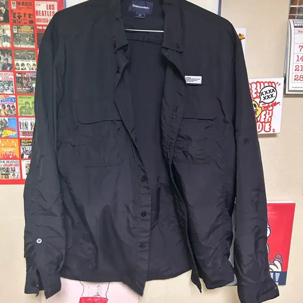 [BUNJANG] Thisisneverthat Fishing Shirt Black / 디스이즈네버댓 피싱 셔츠 블랙